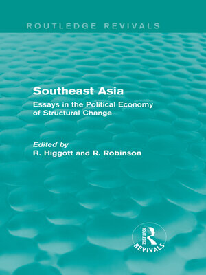 cover image of Southeast Asia (Routledge Revivals)